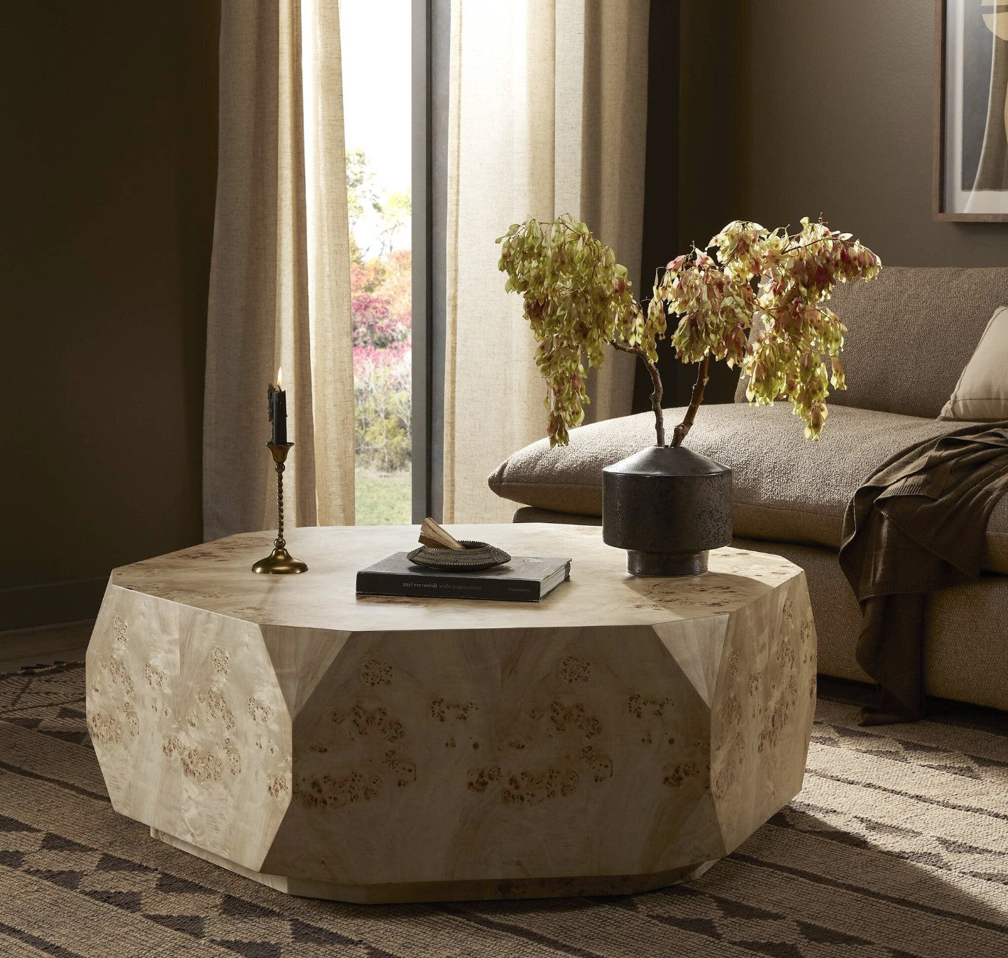 Elena Coffee Table - Light Burl